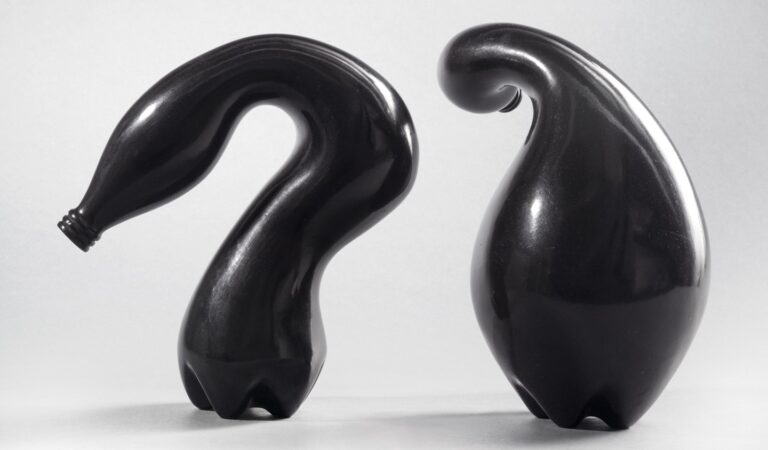 Jami Porter Lara, LDS-MHB-GGBR-0416CE-02, 2016; Pit-fired clay, 9 x 15 x 9 in. overall; Private Collection of Drs. Susanna McColley and Russell Brown; Photo by Geistlight Photography