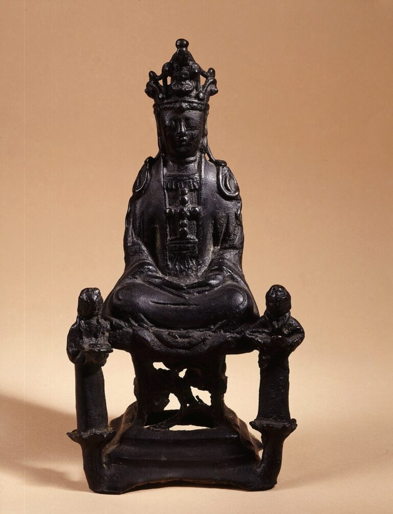 Unknown artist, Statuette of Virgin Mary Disguised as Goddess Kannon, 18th–19th century; Missions Etrangères Paris; Photograph: Gianni Dagli Orti/The Art Archive at Art Resource, NY