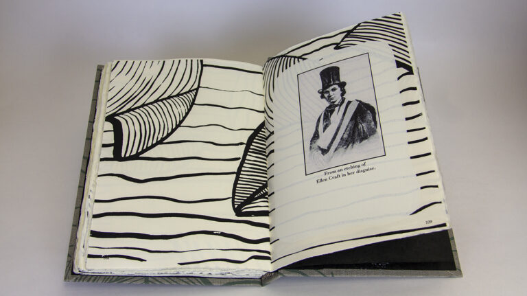 Clarissa Sligh, Wrongly Bodied Two, 2004; Artist’s book; Courtesy of Betty Boyd Dettre Library & Research Center